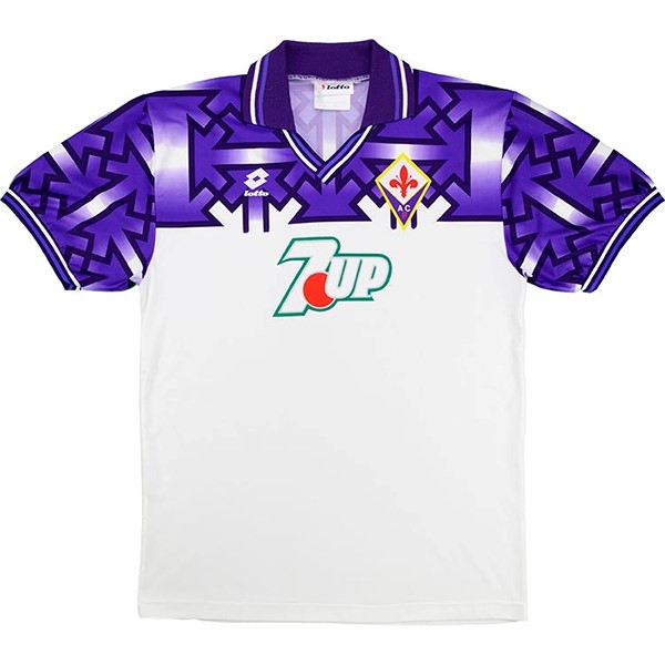 Camiseta Fiorentina Replica Segunda Ropa Retro 1992 1993 Blanco